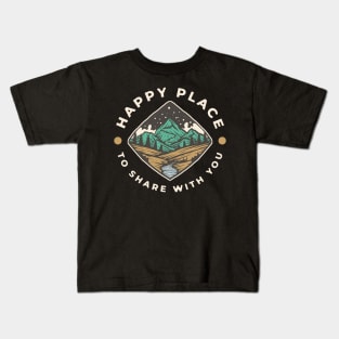 Happy Place Kids T-Shirt